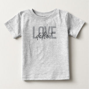 Camiseta Moderno, simples, legal, design urbano Amo Detroit