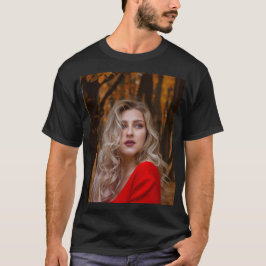 Camiseta Moderno Simples Personalizado Uma Foto