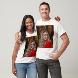 Camiseta Moderno Simples Personalizado Uma Foto