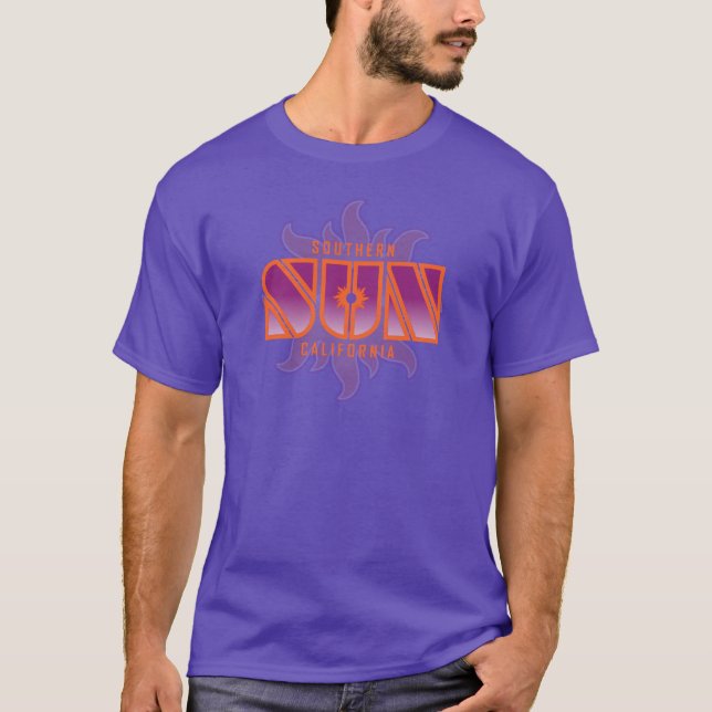 Camiseta Moderno Vintage Roxo So-Cal Sol (Frente)