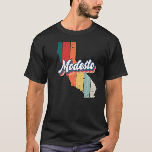 Camiseta Modesto City Retro Vintage Hometown California Pre