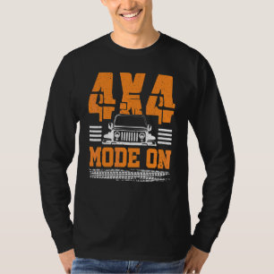 Camiseta Modo 4x4 no modo Ofroad Adventure 4x4 Suv