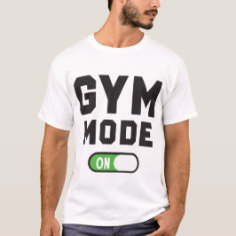 Camiseta Modo Academia Ativado – Design de Motivação para T