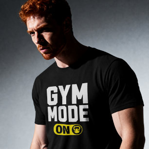 Camiseta Modo Academia ATIVADO – Motivação Ousada para Fitn
