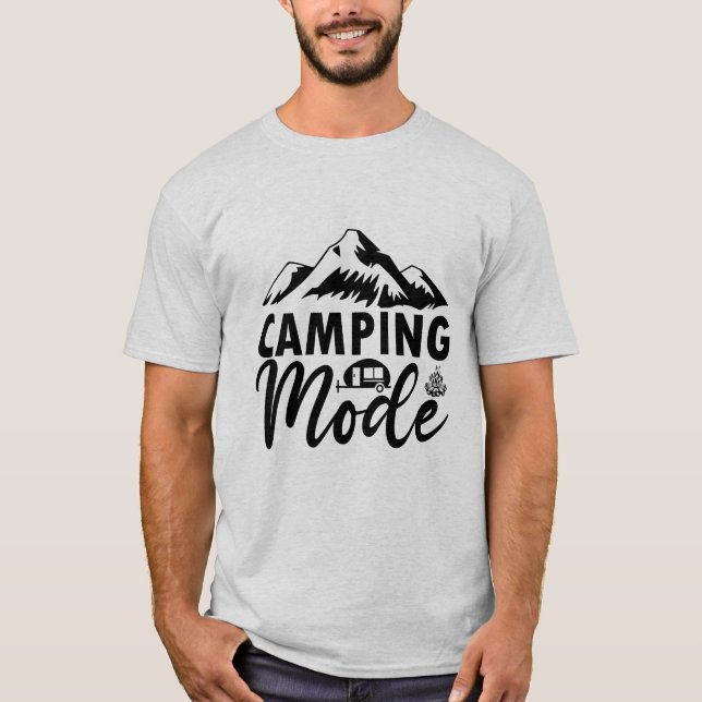 Camiseta modo acampamento (Frente)