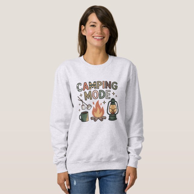 Camiseta Modo Acampamento  (Frente Completa)