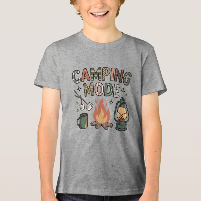 Camiseta Modo Acampamento  (Frente)