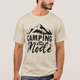 Camiseta Modo Acampamento Ativado | Amante de Aventuras ao