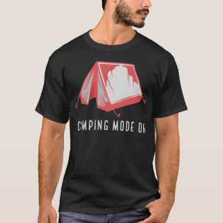 Camiseta Modo Acampamento Ativado garota