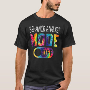 Camiseta Modo Analista De Comportamento Desligado No Último