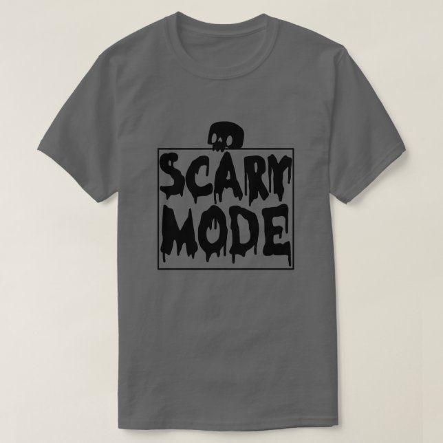 Camiseta Modo assustador01 (Frente do Design)