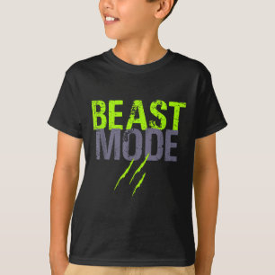 Camiseta Modo Ativado Por Beast No Gym De Workout De Malhaç