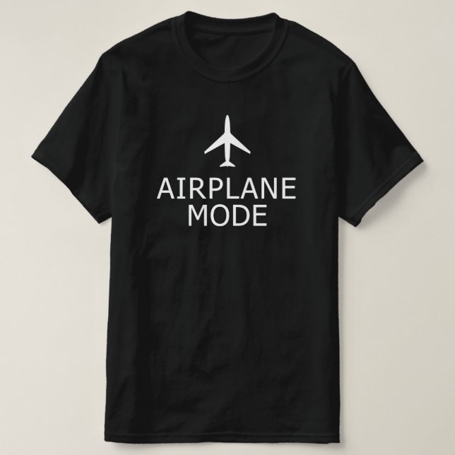 Camiseta Modo avião (Frente do Design)