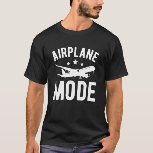 Camiseta Modo Avião Piloto Avião Aeronave Aviação 32