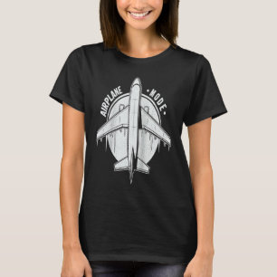 Camiseta Modo Avião  Piloto Avião Aeronave Ragla