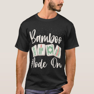 Camiseta Modo Bamboo no Design para um Nerd Mahjong
