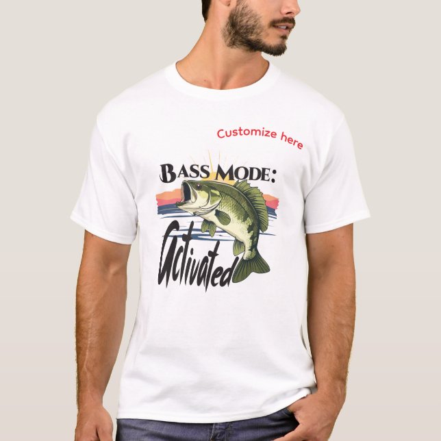 Camiseta Modo Bass: Ativado (Frente)