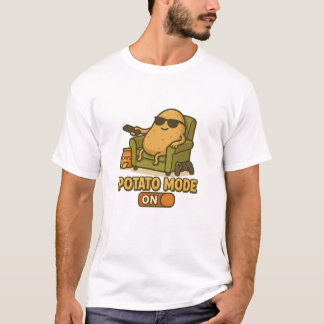 Camiseta Modo Batata – Vida Preguiçosa Ativada