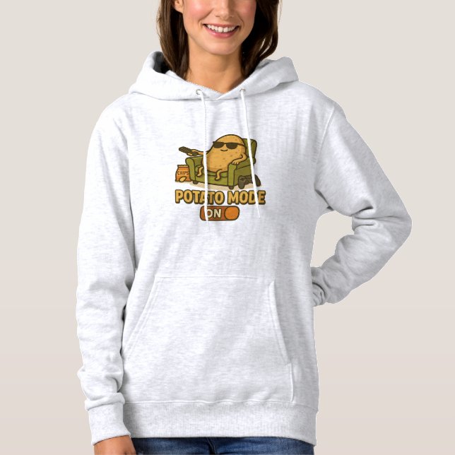 Camiseta Modo Batata – Vida Preguiçosa Ativada (Frente)