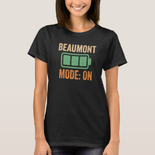 Camiseta Modo Beaumont na bateria