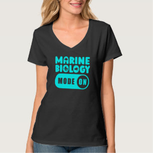 Camiseta Modo Biólogo Marinho No Oceanologista Ocean Marin