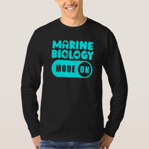 Camiseta Modo Biólogo Marinho No Oceanologista Ocean Marin