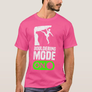 Camiseta Modo Bouldering No Montanhismo Alpinista