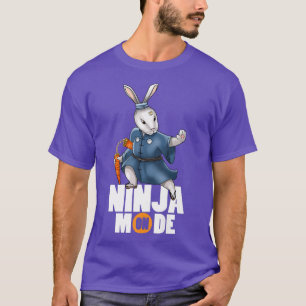 Camiseta Modo Bunny Ninja Nunchucks Kendo Katana Marcial Ar
