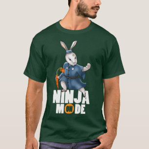 Camiseta Modo Bunny Ninja Nunchucks Kendo Katana Marcial Ar