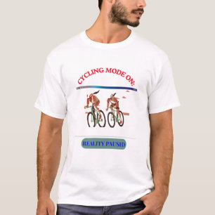 Camiseta Modo Ciclismo ATIVADO: Realidade Pausada Ciclist