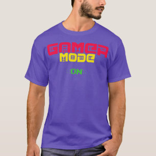 Camiseta Modo Clássico nos Jogos do Lover do Jogo de Vídeo