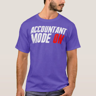 Camiseta Modo Contabilista sobre Impostos Contabilísticos F