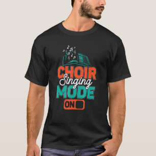 Camiseta Modo Coro Cantor do Grupo Musical Diretor do Coro