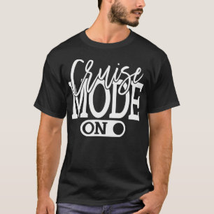 Camiseta Modo Cruzeiro Ativado Férias de Verão no Havaí