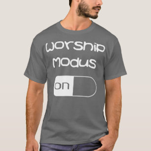 Camiseta Modo culto Em Jesus Bíblia Christian Proverb 1