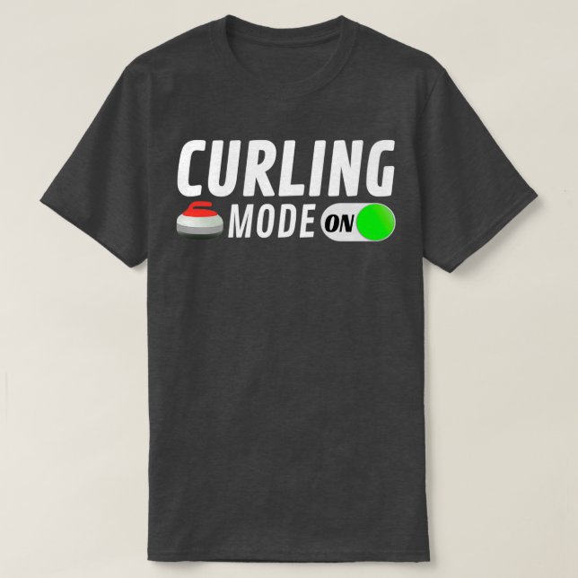 Camiseta Modo Curling ON 3 (Frente do Design)