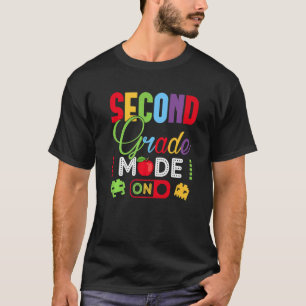 Camiseta Modo da Segunda Série Ativado Vídeo de Volta às Au