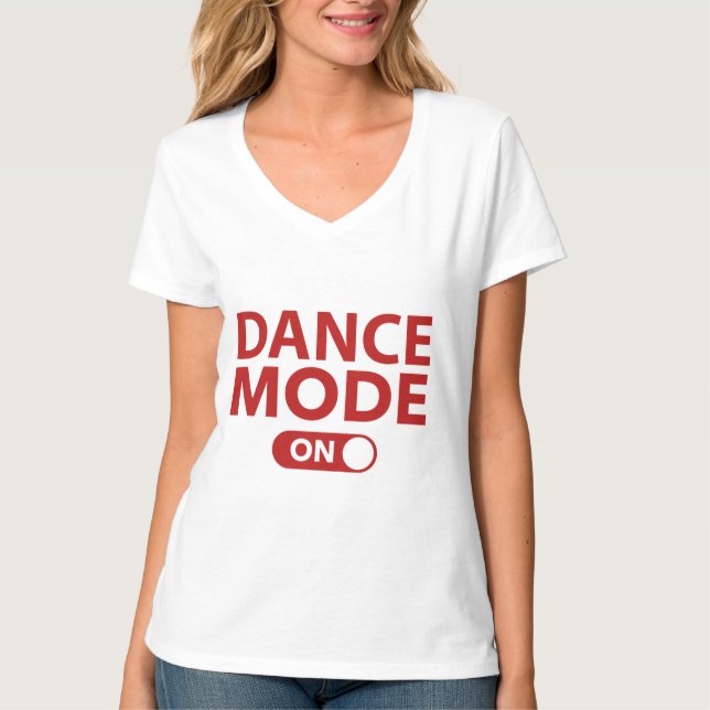 Camiseta Modo Dança Ativado (Frente)