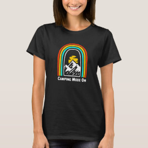 Camiseta Modo De Acampamento Na Natureza Selvagem Do Exteri