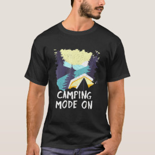 Camiseta Modo De Acampamento Na Natureza Selvagem Exterior