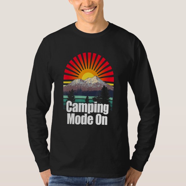 Camiseta Modo De Acampamento No Ambiente Wild Pro Do Exteri (Frente)