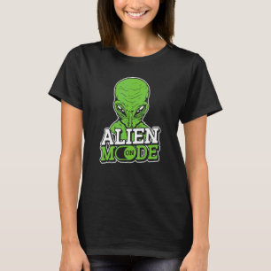 Camiseta Modo De alienígena No Navio Espacial Et Extraterre
