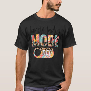 Camiseta Modo de Almoça Desligado Leopardo e Almoço de Verã