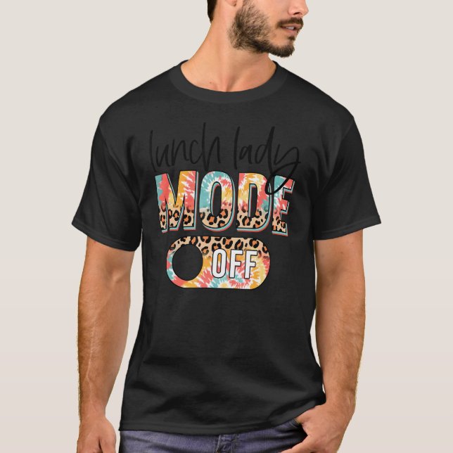 Camiseta Modo de Almoça Desligado Leopardo e Almoço de Verã (Frente)