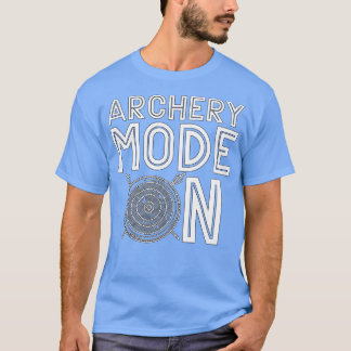Camiseta Modo De Arqueiro No Alvo De Seta Fotografando O Es