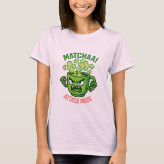 Camiseta Modo de Ataque Matchaa – Chá Japonês Hyper Kawaii