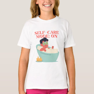 Camiseta Modo de autoatendimento: ON - Bate-papo de desenho