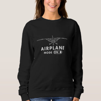 Camiseta Modo de avião em linha - Aeronaves de aviação pilo