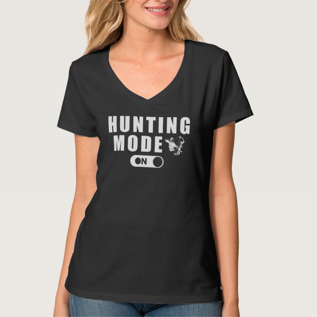 Camiseta Modo de caça Hoodie Long Sleeve Sweater (Frente)