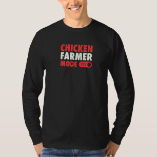 Camiseta Modo De Criação De Galinhas Na Agricultura De Aves